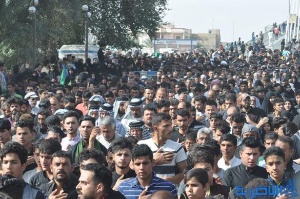 بالصور:الآلاف من الحشود المؤمنة تحيي ذكرى شهادة الإمام موسى الكاظم عليه السلام