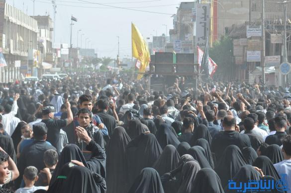 بالصور:الآلاف من الحشود المؤمنة تحيي ذكرى شهادة الإمام موسى الكاظم عليه السلام