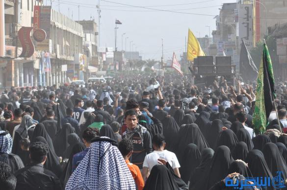 بالصور:الآلاف من الحشود المؤمنة تحيي ذكرى شهادة الإمام موسى الكاظم عليه السلام