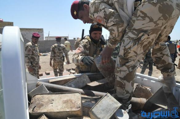 اعتقال شخص بحوزته مدافع هاون وأسلحة في الإصلاح شرق الناصرية – تقرير مصور -
