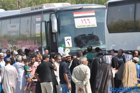 بالصور ... انطلاق قوافل حجاج ذي قار برا