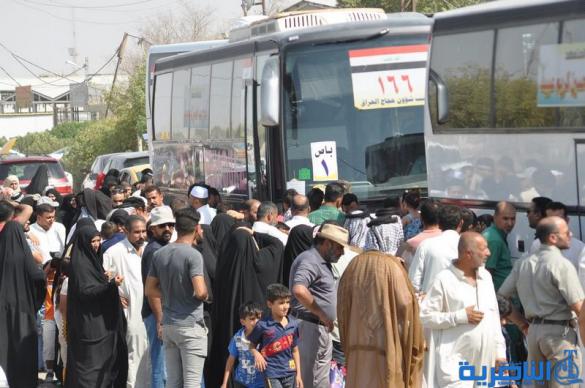 بالصور ... انطلاق قوافل حجاج ذي قار برا