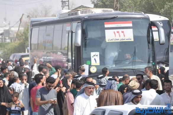 بالصور ... انطلاق قوافل حجاج ذي قار برا