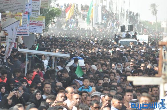 بالصور:الآلاف من الحشود المؤمنة تحيي ذكرى شهادة الإمام موسى الكاظم عليه السلام