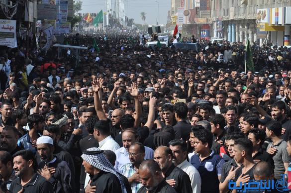 بالصور:الآلاف من الحشود المؤمنة تحيي ذكرى شهادة الإمام موسى الكاظم عليه السلام