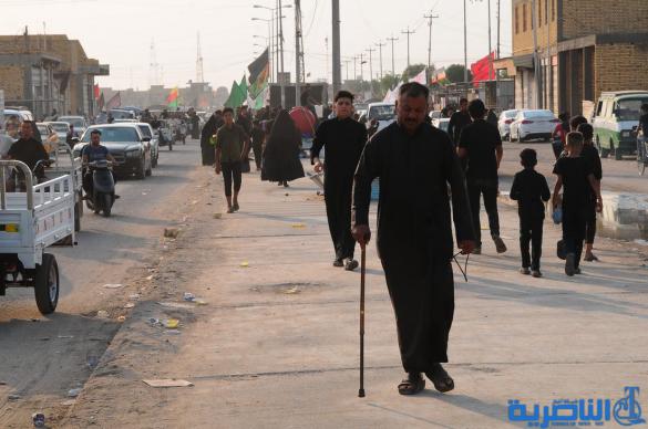 بالصور:الناصرية تحيي ذكرى عاشوراء بعرض تشابيه لواقعة الطف