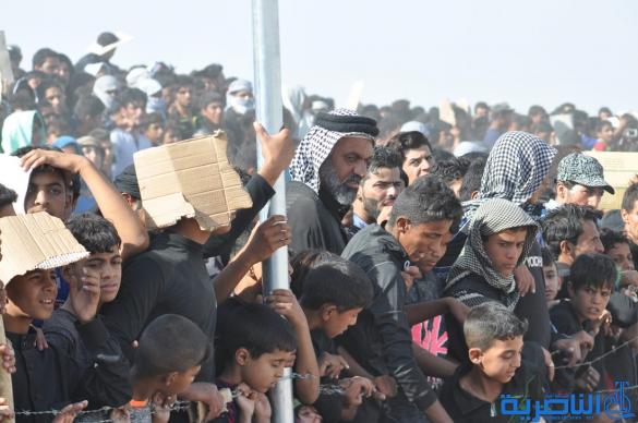بالصور:الناصرية تنظم عرض لتشابيه واقعة الطف في يوم العاشر من شهر محرم