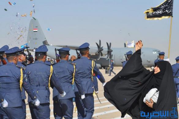  تخرج دفعة جديدة من ضباط القوة الجوية من قاعدة الامام علي في الناصرية - تقرير مصور-