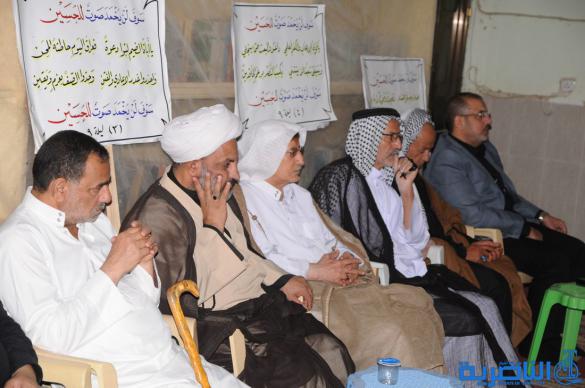  بالصور : شارع الحبوبي يتزين بمواكب العزاء في ليلة الثامن من محرم الحرام   