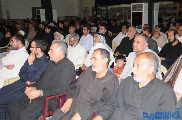  بالصور : شارع الحبوبي يتزين بمواكب العزاء في ليلة الثامن من محرم الحرام   