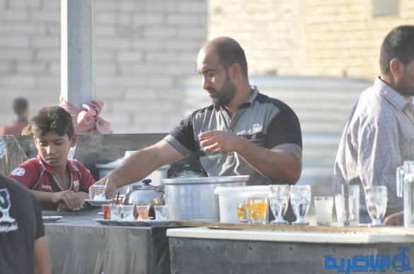 بالصور:الناصرية تنظم عرض لتشابيه واقعة الطف في يوم العاشر من شهر محرم