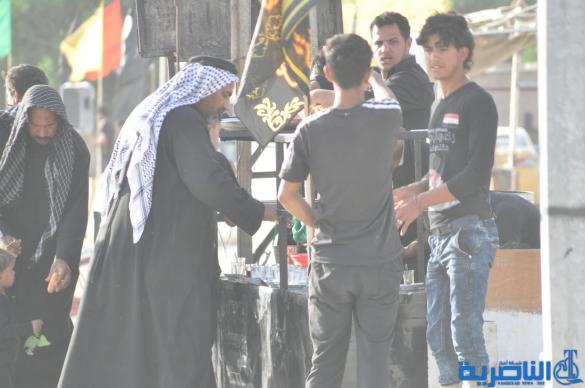 بالصور:الناصرية تنظم عرض لتشابيه واقعة الطف في يوم العاشر من شهر محرم