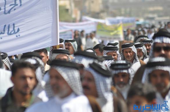  فلاحو ذي قار يتظاهرون للمطالبة باصلاح القطاع الزراعي - تقرير مصور -