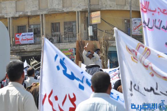  فلاحو ذي قار يتظاهرون للمطالبة باصلاح القطاع الزراعي - تقرير مصور -