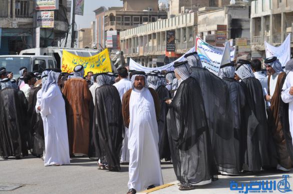  فلاحو ذي قار يتظاهرون للمطالبة باصلاح القطاع الزراعي - تقرير مصور -