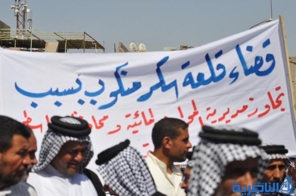  فلاحو ذي قار يتظاهرون للمطالبة باصلاح القطاع الزراعي - تقرير مصور -