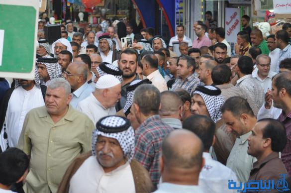 الناصرية تتظاهر دعما للشيخ الناصري - تقرير مصور -