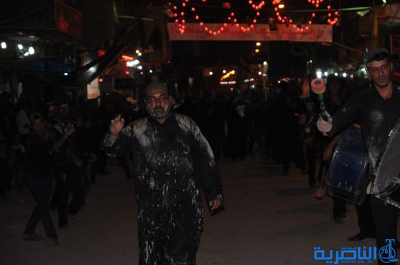 الناصرية : مواكب عزاء جرارة حتى ساعات الفجر الاولى من عاشوراء