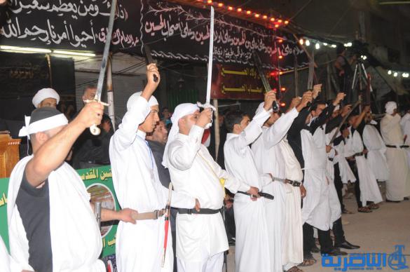 الناصرية : مواكب عزاء جرارة حتى ساعات الفجر الاولى من عاشوراء