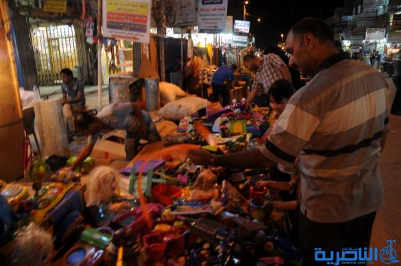 بالصور : ليالي ذي قار الرمضانية بين مساجدها وأسواقها والمتنزهات
