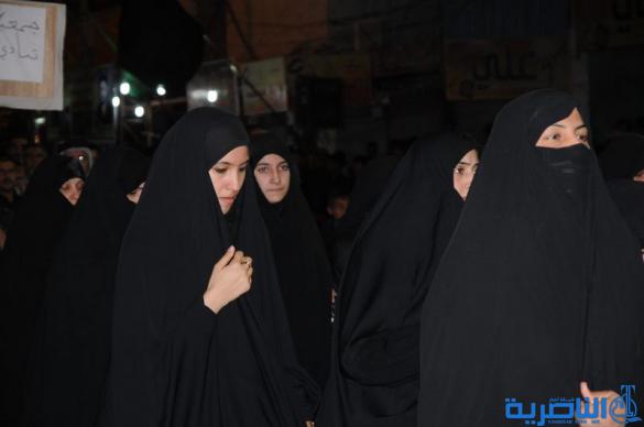 الناصرية : مواكب عزاء جرارة حتى ساعات الفجر الاولى من عاشوراء