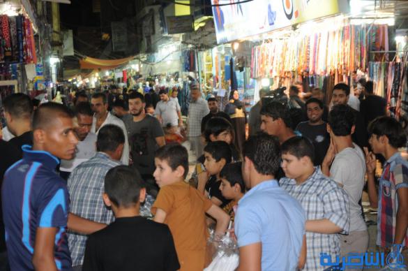 اسواق العيد في الناصرية ، اصرار على صناعة الفرح رغم المنغصات في البلاد – تقرير مصور –