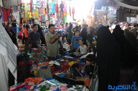 اسواق العيد في الناصرية ، اصرار على صناعة الفرح رغم المنغصات في البلاد – تقرير مصور –