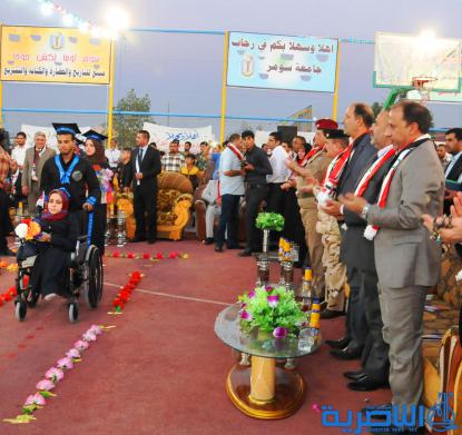 محافظ ذي قار يشارك في حفل تخرج طلبة جامعة سومر ، ويدعو وزارة التعليم الى دعم المؤسسات الجامعية - تقرير مصور-