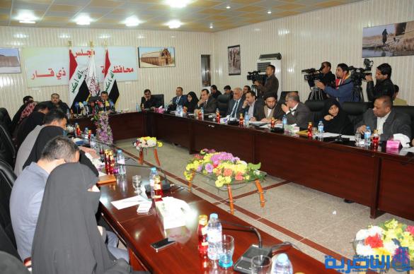 مجلس ذي قار يحقق بإرسال الشرطة إلى الانبار ، ويرفض الانتقادات التي تعرض لها اثر الموازنة التكميلية