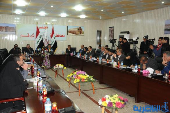 مجلس ذي قار يحقق بإرسال الشرطة إلى الانبار ، ويرفض الانتقادات التي تعرض لها اثر الموازنة التكميلية