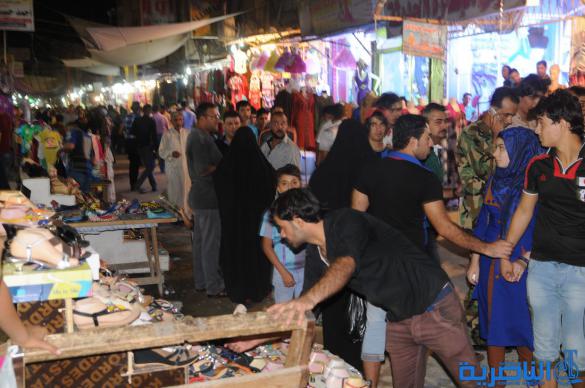 اسواق العيد في الناصرية ، اصرار على صناعة الفرح رغم المنغصات في البلاد – تقرير مصور –