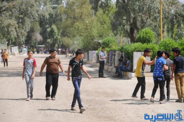 بالصور:احتفال ابناء الناصرية بعيد الفطر المبارك