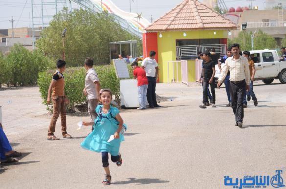 بالصور:احتفال ابناء الناصرية بعيد الفطر المبارك