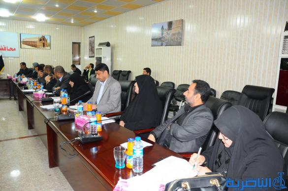 مجلس ذي قار يعقد اجتماعه الدوري لمناقشة ملفات اقتصادية وامنية ويستضيف مدير الجنسية - تقرير مصور -