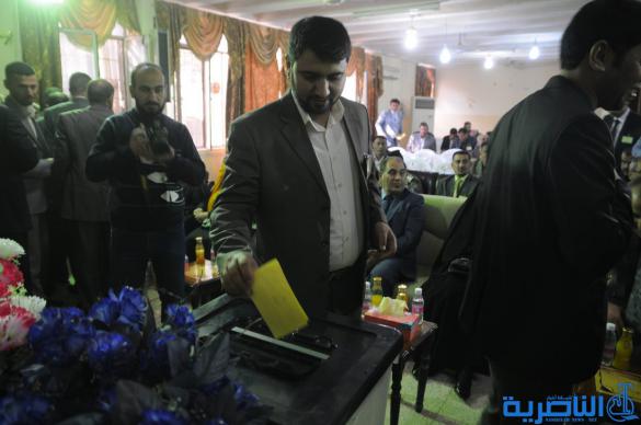 اعادة انتخاب حسن السعيدي نقيبا للمعلمين في ذي قار - تقرير مصور - 