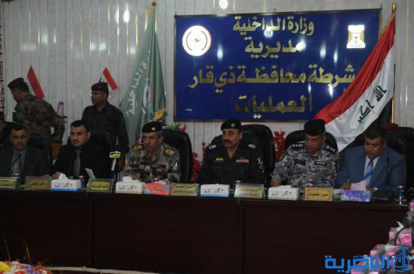 شرطة ذي قار تعقد مؤتمرا امنيا لمناقشة الاستعدادات الامنية والخدمية للزيارة الاربعينية – تقرير مصور –