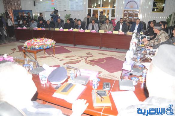 شرطة ذي قار تعقد مؤتمرا امنيا لمناقشة الاستعدادات الامنية والخدمية للزيارة الاربعينية – تقرير مصور –