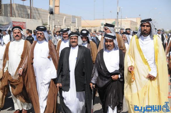 تظاهرة في الناصرية دعما لولاية ثالثة للمالكي - تقرير مصور -