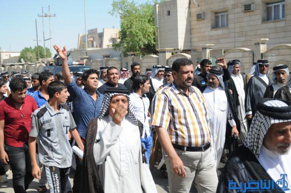 تظاهرة في الناصرية دعما لولاية ثالثة للمالكي - تقرير مصور -