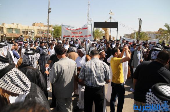 تظاهرة في الناصرية دعما لولاية ثالثة للمالكي - تقرير مصور -