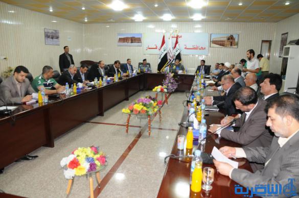 مجلس ذي قار يعقد جلسة طارئة لمناقشة ازمة النازحين – تقرير مصور -