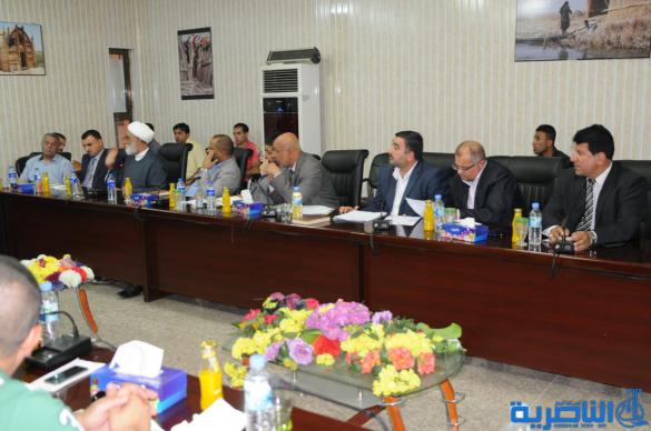 مجلس ذي قار يعقد جلسة طارئة لمناقشة ازمة النازحين – تقرير مصور -