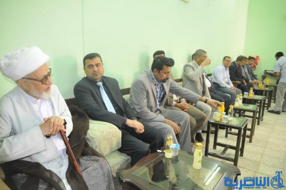 اية الله الشيخ محمد باقر الناصري يستقبل المهنئين بمناسبة عيد الاضحى 