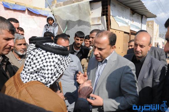 محافظ ذي قار يشرف على الجهد الخدمي في مناطق الاسكان الصناعي وخلف السريع – تقرير مصور -
