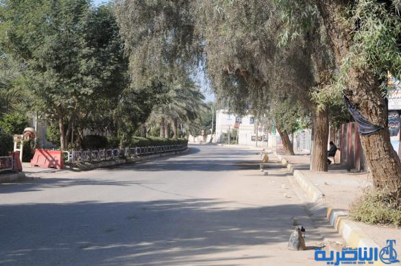 بالصور :الناصرية تخلو من المارة ، واهلوها في ضيافة ابي عبد الله