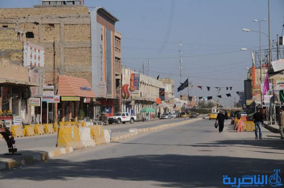 بالصور :الناصرية تخلو من المارة ، واهلوها في ضيافة ابي عبد الله
