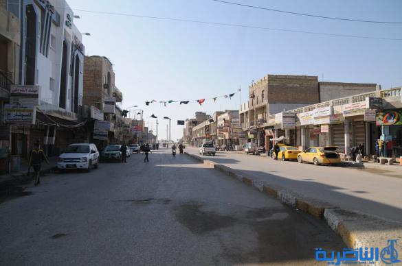 بالصور :الناصرية تخلو من المارة ، واهلوها في ضيافة ابي عبد الله