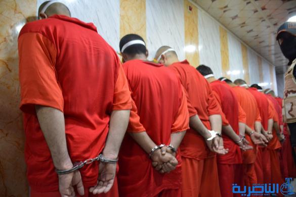 الناصرية تنفذ حكم الاعدام بحق 42 ارهابيا من داعش والقاعدة - تقرير مصور -