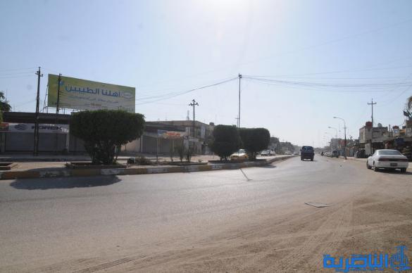 بالصور :الناصرية تخلو من المارة ، واهلوها في ضيافة ابي عبد الله