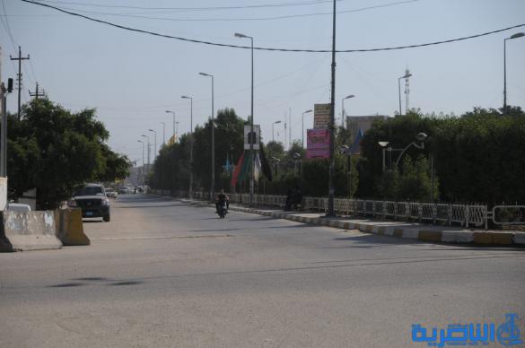 بالصور :الناصرية تخلو من المارة ، واهلوها في ضيافة ابي عبد الله